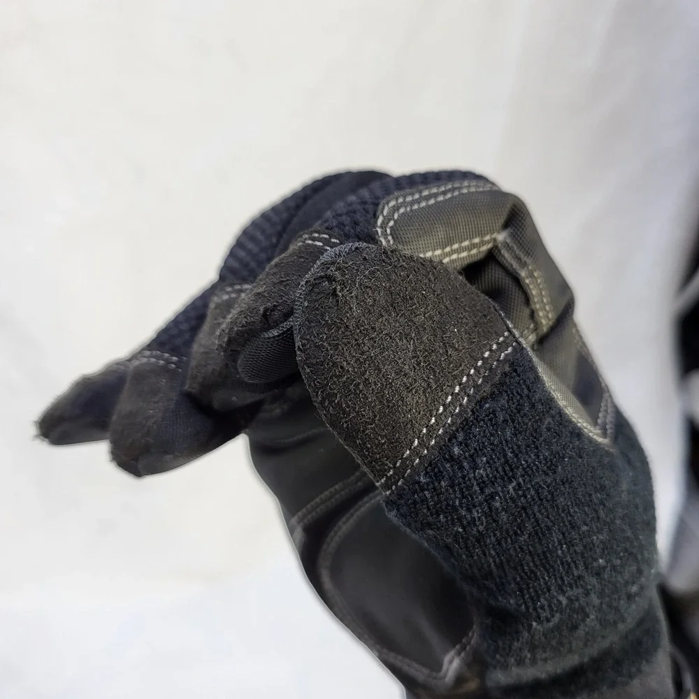 Youngstown Work Glove Waterproof Winter Plus Performance Insulated LG Black Grey
